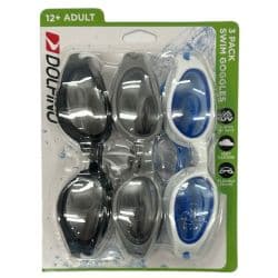 Dolfino 3 Pack Swim Googles for 12+ Years