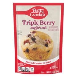 Betty Crocker Triple Berry Pouch Muffin Mix