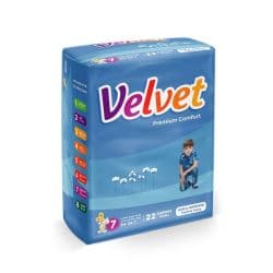 Velvet Comfort Super Maxi Plus Size 7 (24-36 Kg)