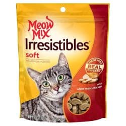 Meow Mix Irresistibles Soft Chicken Treats for Cats