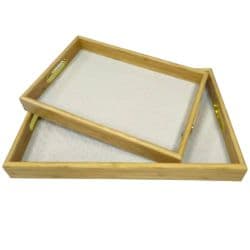 Bamboo Tray Set
