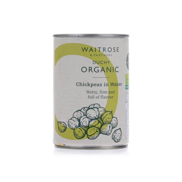 Waitrose Duchy Organic Chickpeas in Water 410g