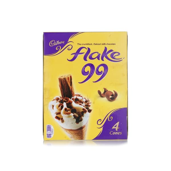 Cadbury Flake 99 Ice Cream Cone 125Ml X 4