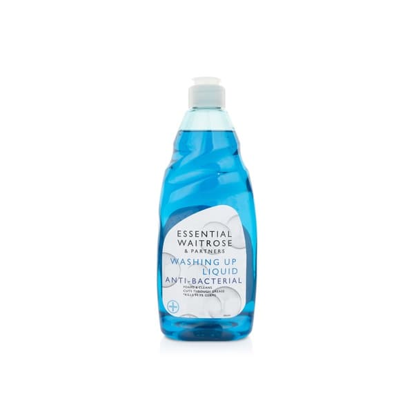 Waitrose Essential Antibacterial Washing Up Liquid 500ml