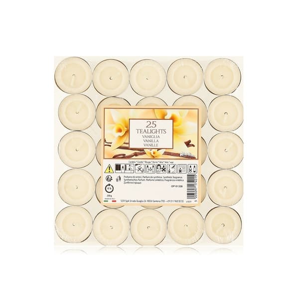 Aladino Tealight Candles Vanilla x 25