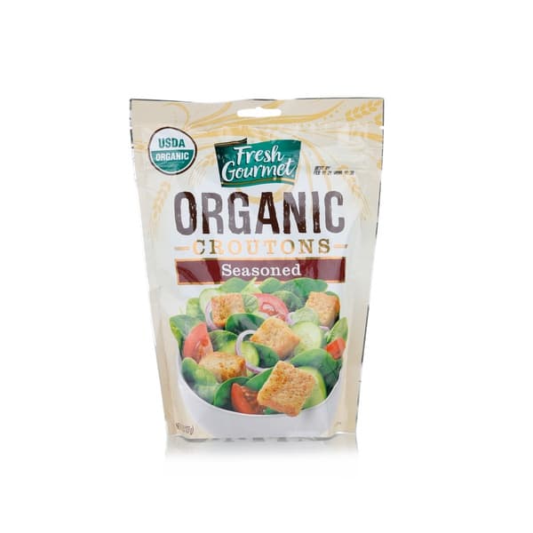 Fresh Gourmet Organic Seasoned Croutons 128g