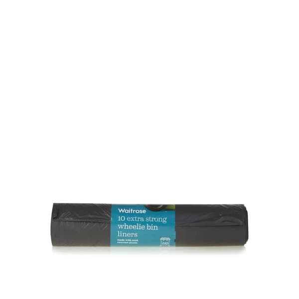 Waitrose Essential Wheelie Bin Bag Liners x 10