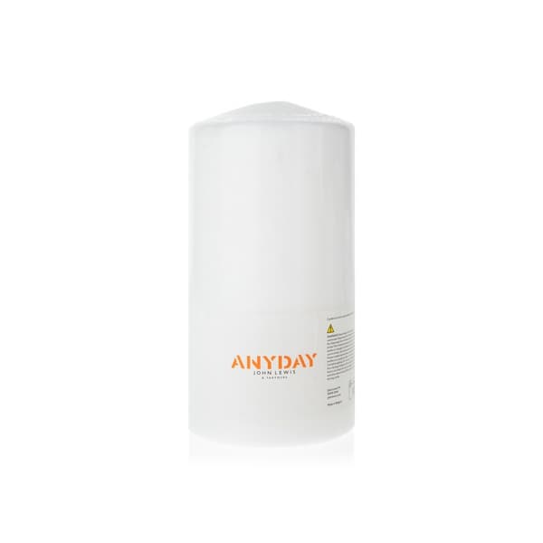 Waitrose Home Pillar Candle Large White