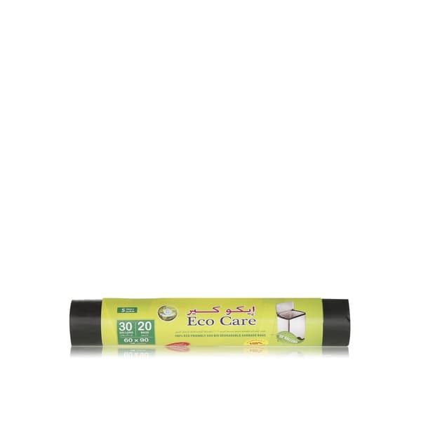 Eco Care 30 Gallon 60 x 90cm Black Bags x 20