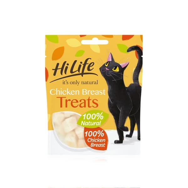 Hilife It's Only Natural Chicken Breast Cat Treats 10g