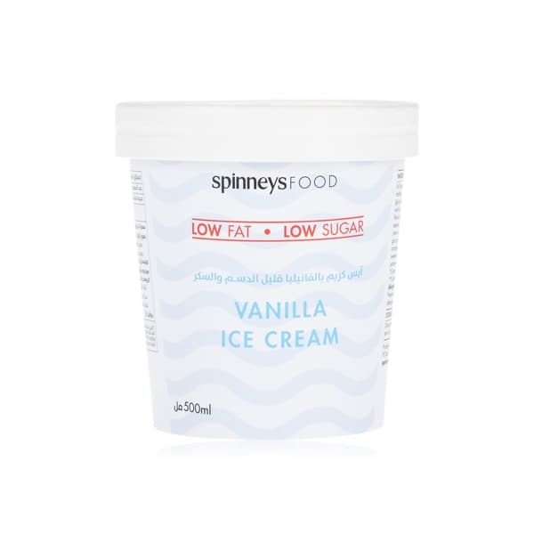 Spinneysfood Low Fat Low Sugar Vanilla Ice Cream 500ml