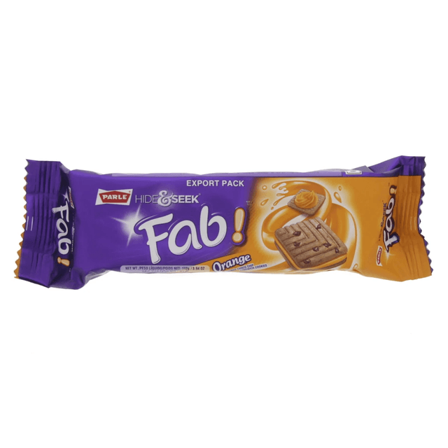 Parle Hide and Seek FAB Orange Biscuit 112 g