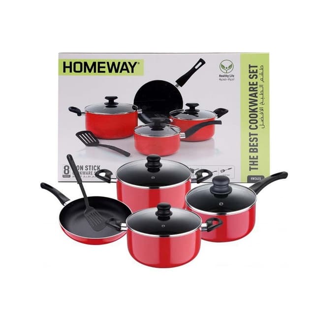 Homeway Hw2600 8in1 Nonstick Cooking Set