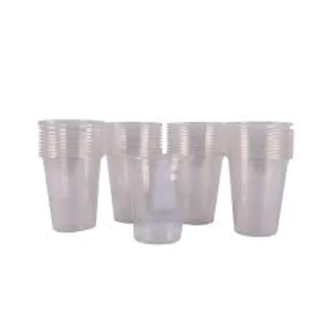 Food Pack Plastic Cup 6.5 oz Clear 50 Pc x 5set