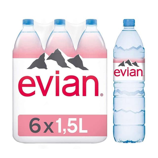 Evian Mineral Water 1.5ltr X 6pcs Pack
