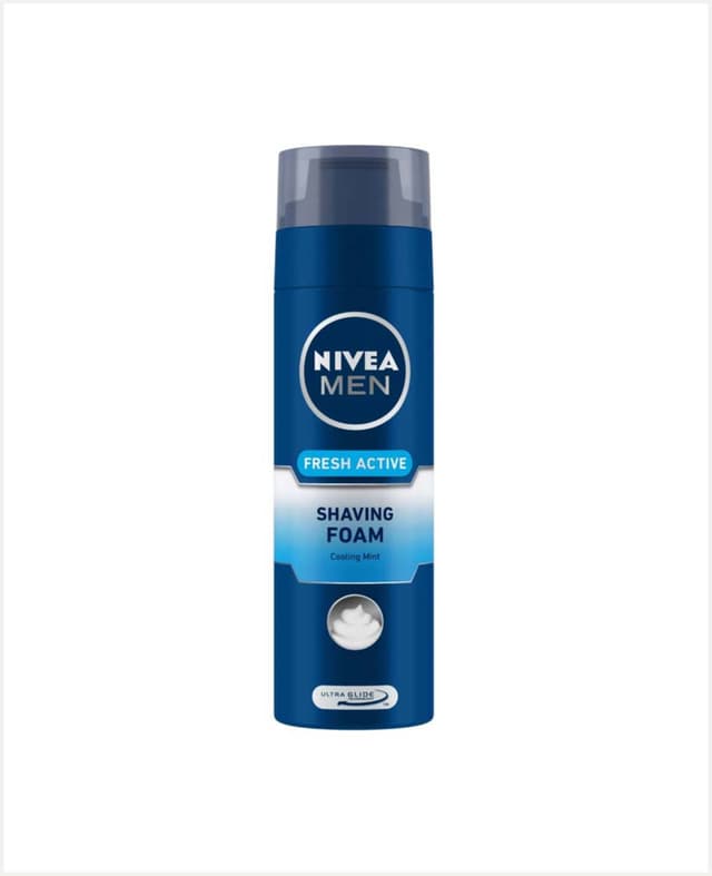 Nivea Men Fresh Kick Shaving Foam 200ml