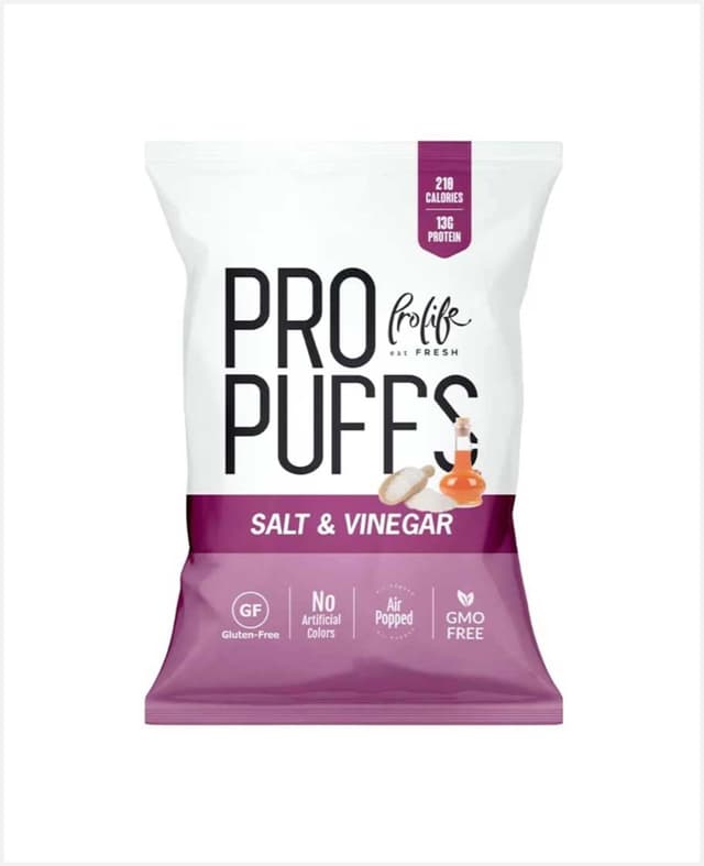 Prolife Pro Puffs Salt and Vinegar Flavor 50gm