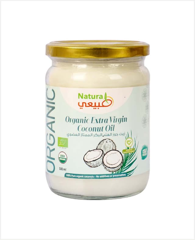 Natural Organic Extra Virgin Coconut Oil 500ml