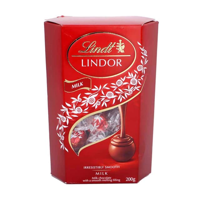 Lindt Lindor Cornet Milk Chocolate 200gm