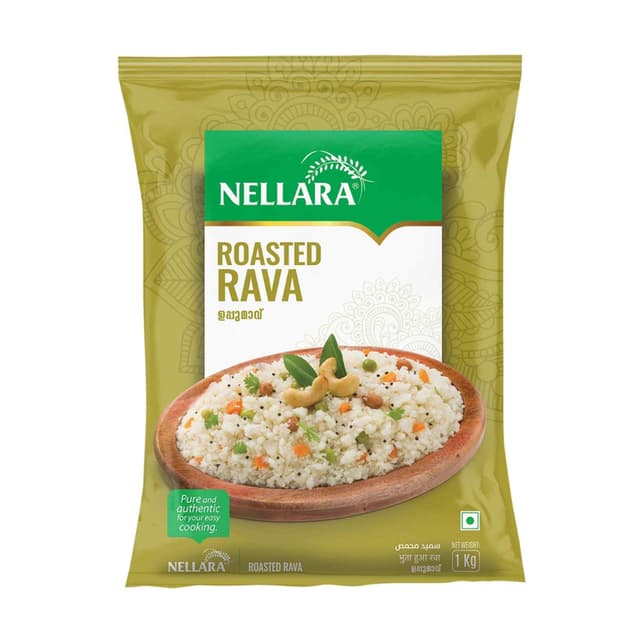 Nellara Roasted Rava (fried) 1kg