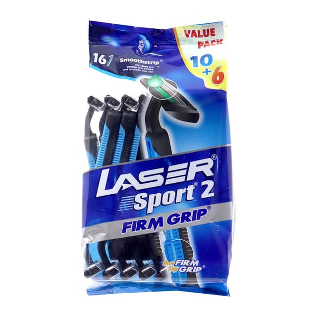 Laser Sport Firmgrip Razors 10+6free Sp.offer