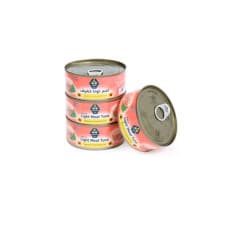 Al Wazzan Skipjack Light Meat Tuna In Sunflower Oil 4 x 160gm