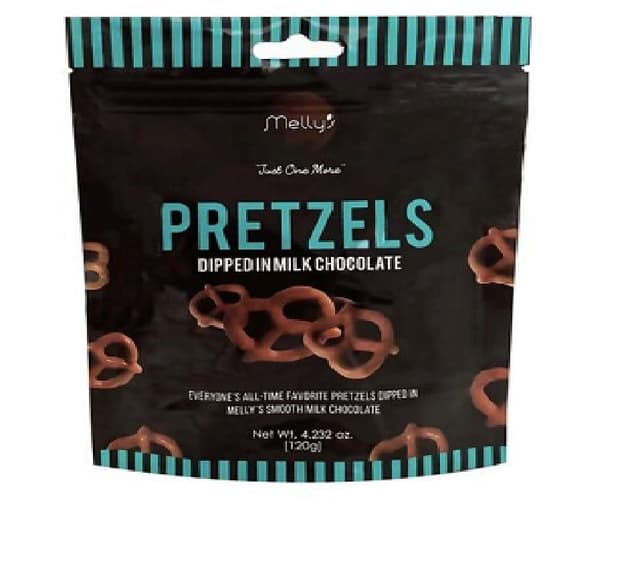 Melly's Milk Chocolate Pretzels 120 g