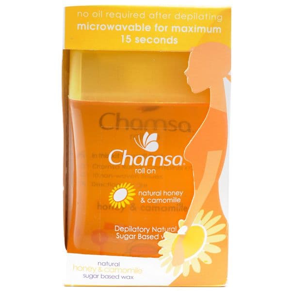 Chamsa Roll-on Natural Honey & Camomile Sugar Based Wax, 210g