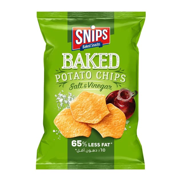 Snips Salt & Vinegar Potato Chips, 35g
