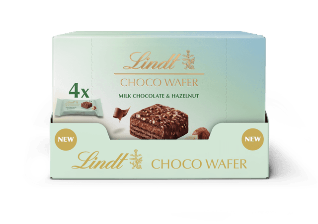 Lindt Choco Wafer with Chocolate & Hazelnut, 120g