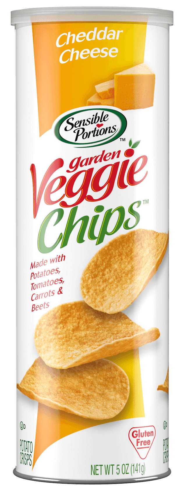 Sensible Portions Veggie Garden Chips Cheddar Cheese, 141g