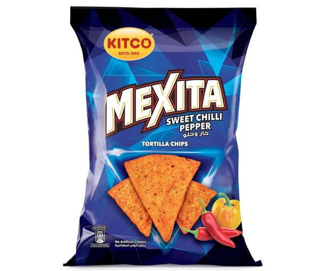 Kitco Mexita Sweet Chilli Pepper Tortilla Chips, 180g