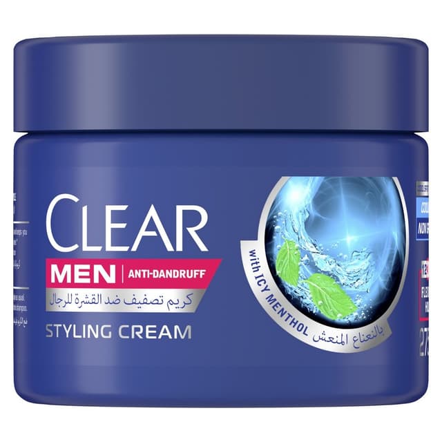 Clear Men Icy Menthol Styling Cream 275 ml