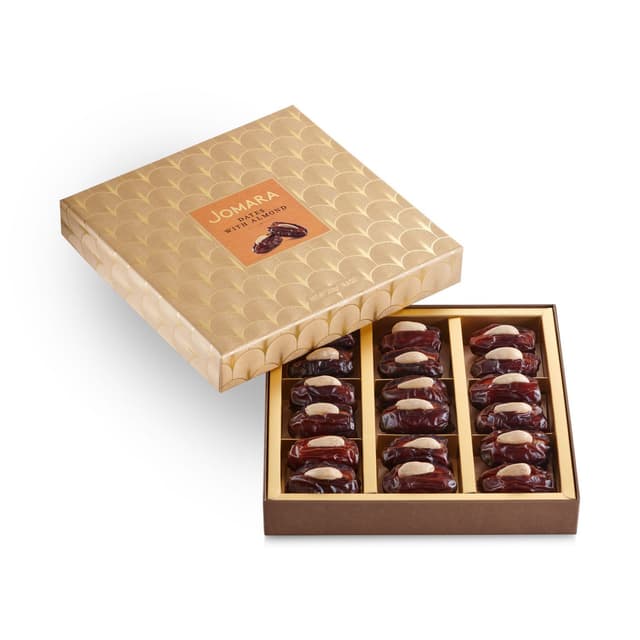 Jomara Dates with Almond Gift Box, 250g