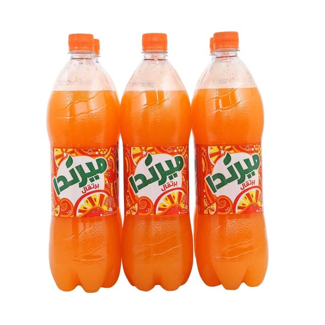 Mirinda Carbonated Orange Soft Drink 1.25L x 6 Pieces