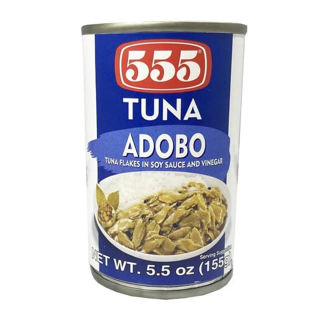 555 Tuna Flakes in Soy Sauce and Vinegar, 155g