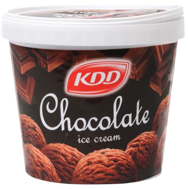 Kdd Chocolate lce Cream Tub 1 Ltr