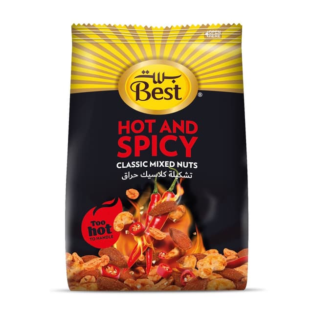 Best Hot & Spicy Classic Mixed Nuts Bag, 150g