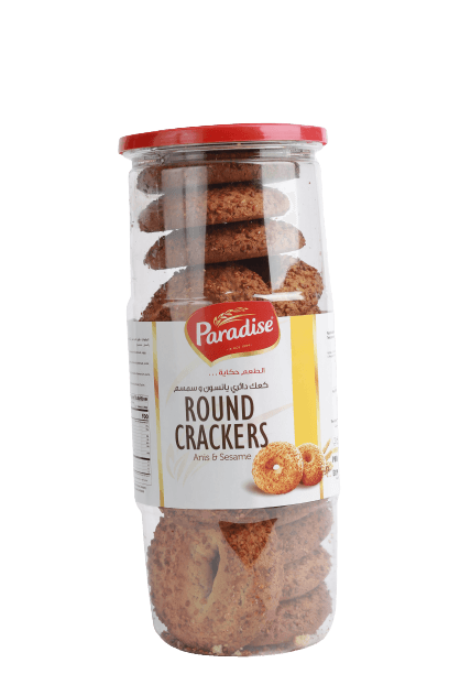 Paradise Round Crackers Anis & Sesame 375g