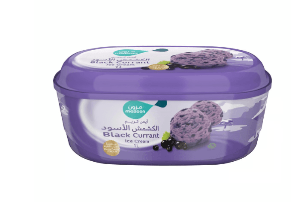 Mazoon Black Currant Ice Cream, 1L