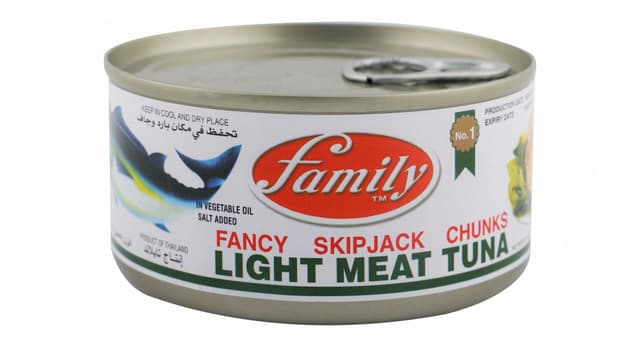 Family White Meat Tuna Chunk With Oil, 185g