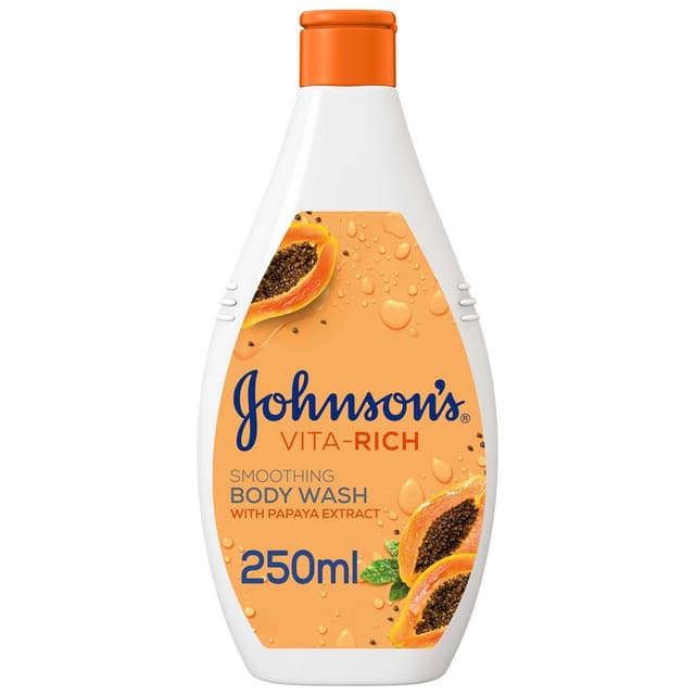 Johnson's Vita-Rich Smoothing Shower Gel with Papaya Extract