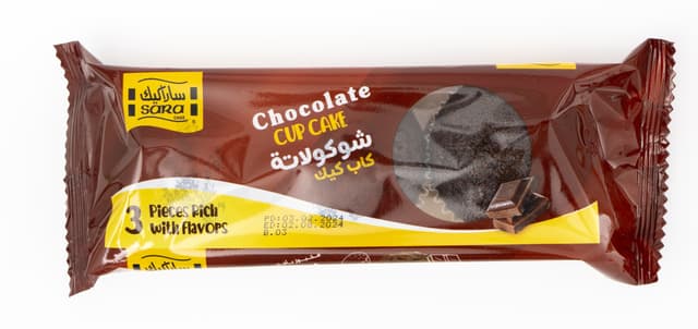 Sara Cake Chocolate Cup Cake, 3x25g