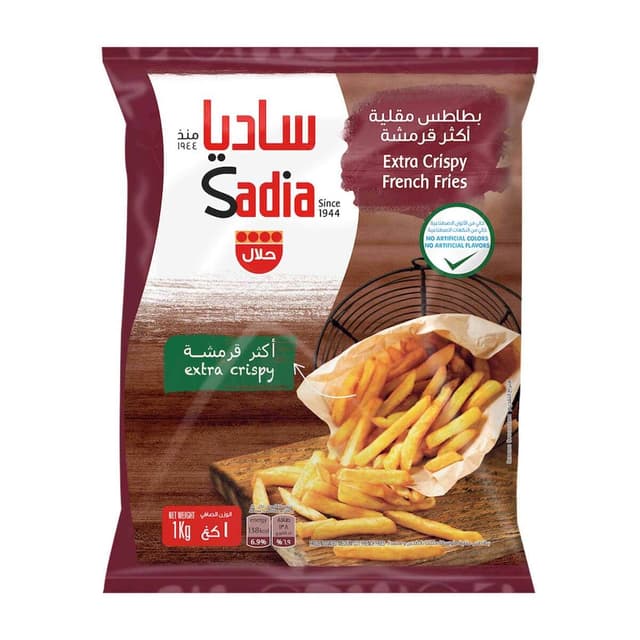 Sadia Extra Crispy French Fries 9/9, 1kg