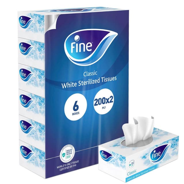 Fine Classic 2Ply Facial Tissues