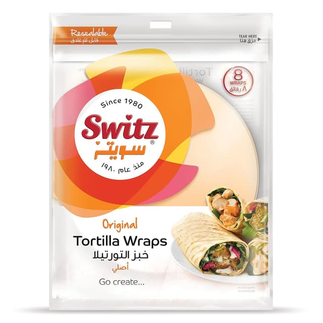 Switz Tortilla Wraps, 360g