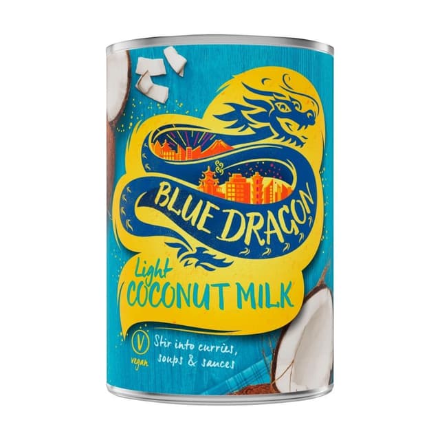 Blue Dragon Light Coconut Milk Can, 400g
