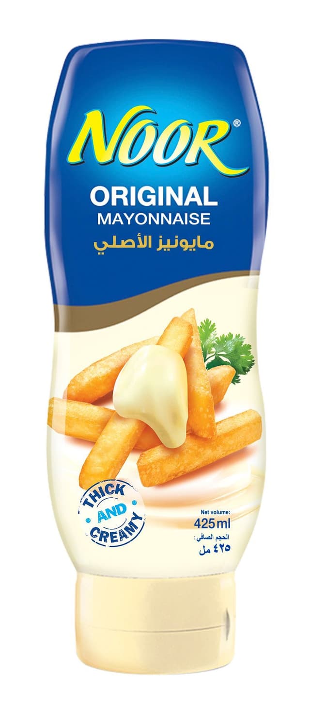 Noor Original Thick & Creamy Mayonnaise Squeezy Bottle, 425ml