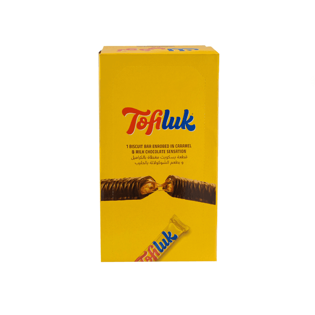 Gandour Tofiluk Caramel Crunch Chocolate Bar, 12 x 36g