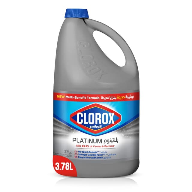 Clorox Platinum Bleach Original, 3785ml